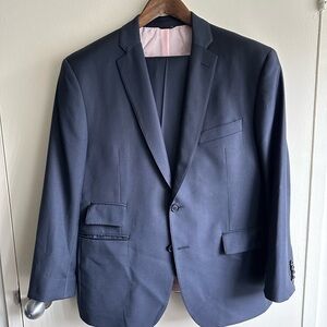 Fully Bespoke David August Navy Suit